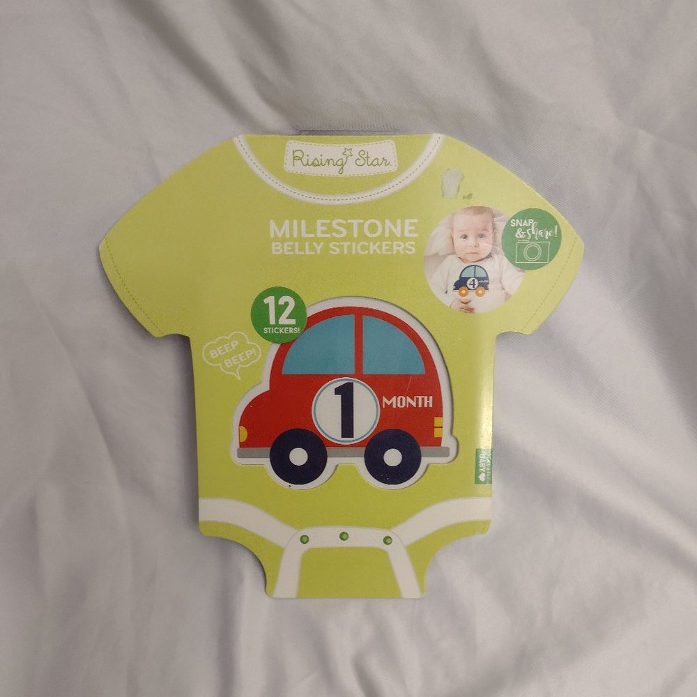5 for $20 Rising Star milestone belly stickers *New